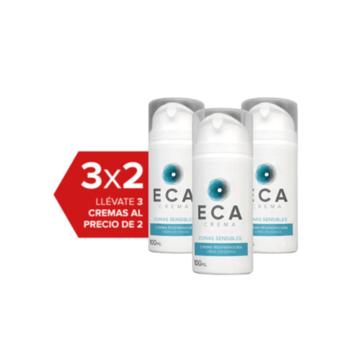Crema ECA Zonas sensibles - 3x2 Tratamientos larga duración